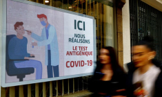 Centre de test de depistage du COVID-19 à Nice