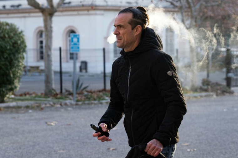 Benjamin Heysen Badache, fils de Viviane et Jean Badache, et ex président de la société Apollonia, à Marseille le 15 janvier 2026 ( AFP / MIGUEL MEDINA )