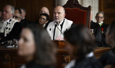 Pierre Moscovici à Paris, le 29 janvier 2024. ( AFP / JULIEN DE ROSA )