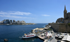 Located off the coast of Sicily, Malta has suffered record draughts and is highly vulnerable to desertification, which is aggravated by intensive urbanization. ( AFP / Alberto PIZZOLI )