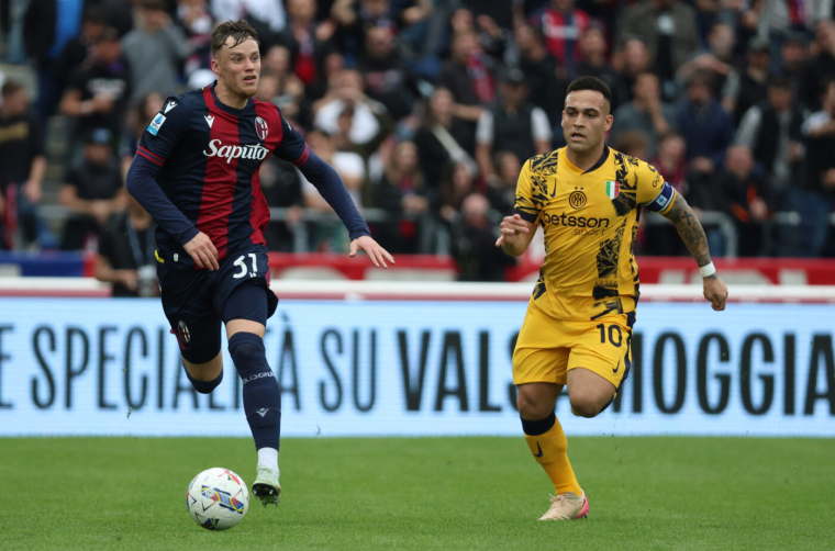 Bologne fait tomber l'Inter et relance le suspense dans la course au titre