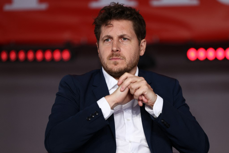 Julien Bayou à Brétigny-sur-Orge, le 10 septembre 2022. ( AFP / THOMAS SAMSON )