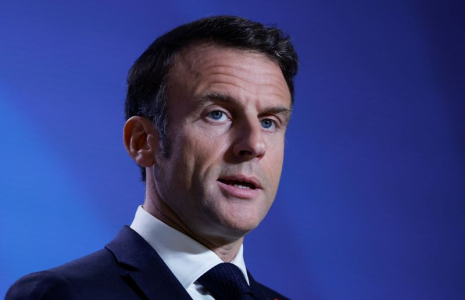 Emmanuel Macron lors d'un sommet à Bruxelles