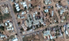 Photo satellite prise par Vantor le 30 octobre 2025 et distribuée le 31 octobre, montrant une vue générale de l'hôpital saoudien d'El-Facher ( Satellite image ©2025 Vantor / Handout )