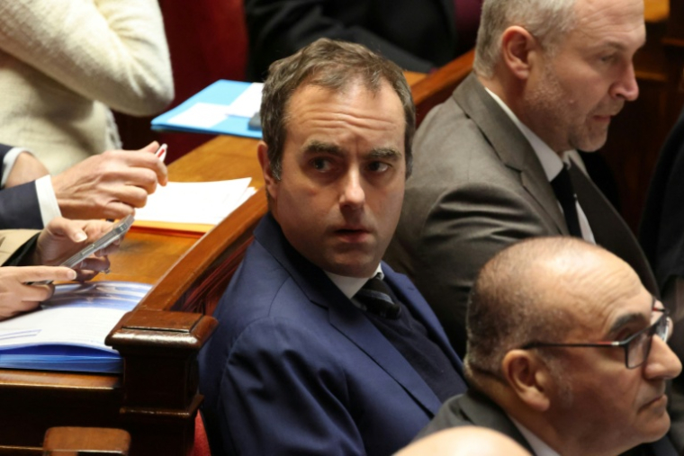 Le Premier ministre Sébastien Lecornu à l'Assemblée nationale, le 7 janvier 2026 à Paris ( AFP / Ludovic MARIN )