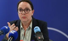 La procureure de Nîmes Cécile Gensac à Nîmes le 2 mai 2025 ( AFP / SYLVAIN THOMAS )