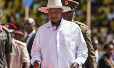 Le président ougandais Yoweri Museveni à Kampala, en Ouganda, le 12 mai 2026. ( AFP / BADRU KATUMBA )