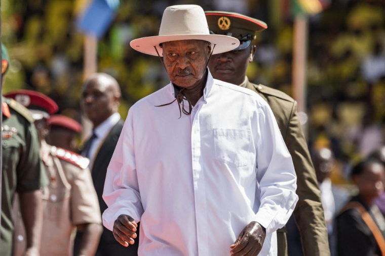 Le président ougandais Yoweri Museveni à Kampala, en Ouganda, le 12 mai 2026. ( AFP / BADRU KATUMBA )