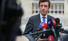 Le ministre de l'Education nationale Édouard Geffray à Paris le 2 octobre 2026 ( AFP / Ludovic MARIN )