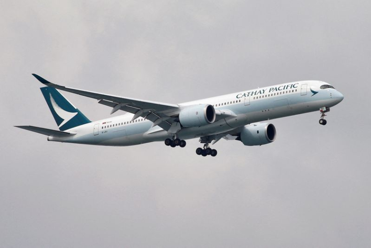 Un Airbus A350 de la compagnie Cathay Pacific