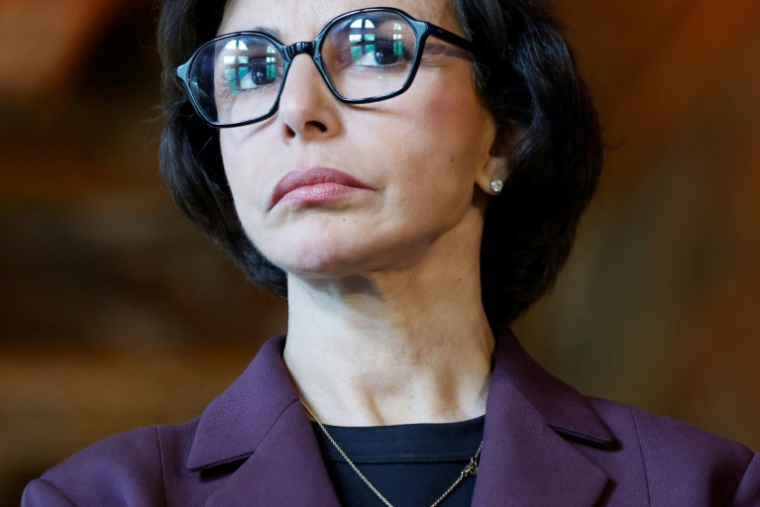 La ministre de la Culture Rachida Dati le 6 juin 2025 à Paris - Le gouvernement annonce une session extraordinaire du Parlement du 1er au 11 juillet, lors de laquelle sera notamment programmé l'examen de la réforme de l'audiovisuel public ( AFP / Ludovic MARIN )
