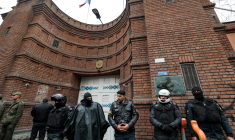 L'ambassade de France à Téhéran, en Iran.  ( AFP / ATTA KENARE )