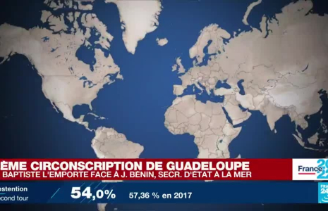 Législatives : la Secrétaire d'Etat chargée de la mer, Justine Benin, battue en Guadeloupe