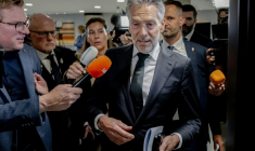 Le Premier ministre néerlandais démissionnaire, Dick Schoof, à La Haye, le 4 juin 2025 ( ANP / Remko de Waal )