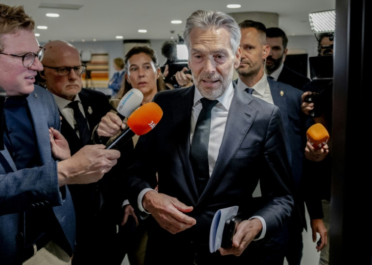 Le Premier ministre néerlandais démissionnaire, Dick Schoof, à La Haye, le 4 juin 2025 ( ANP / Remko de Waal )