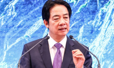 Le président taïwanais Lai Ching-te lors d'un discours marquant ses deux ans à la présidence, le 20 mai 2026 à Taipei ( AFP / I-Hwa Cheng )