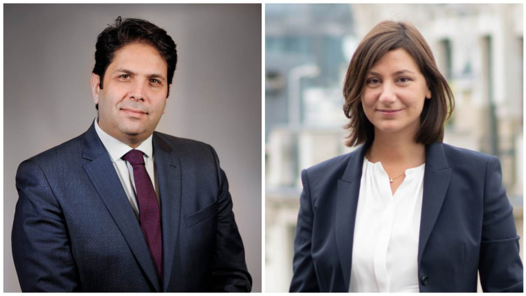 Michaël Nizard, Directeur du département Multi-Asset & Overlay, et Delphine Arnaud, Gérante Multi-Asset & Overlay chez Edmond de Rothschild AM. (crédit : DR)