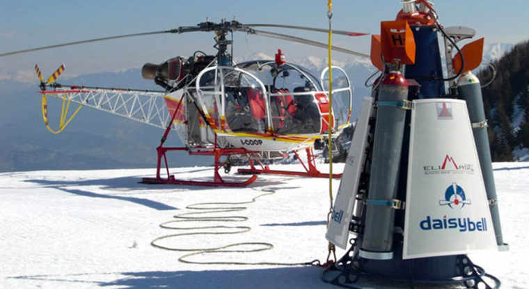 Déclencheur d'avalanche de TAS, une marque de MND. (© TAS)