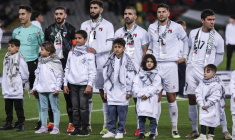 La magnifie joie commune de la Palestine et de la Syrie en Coupe arabe