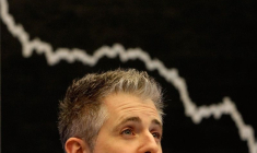 Un trader à la bourse de Francfort