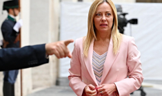 Giorgia Meloni, le 13 septembre 2023, à Rome ( AFP / Andreas SOLARO )