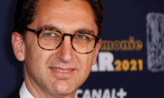 Maxime Saada, président de Canal+, à l'Olympia à Paris, le 12 mars 2021 ( POOL / Thomas SAMSON )