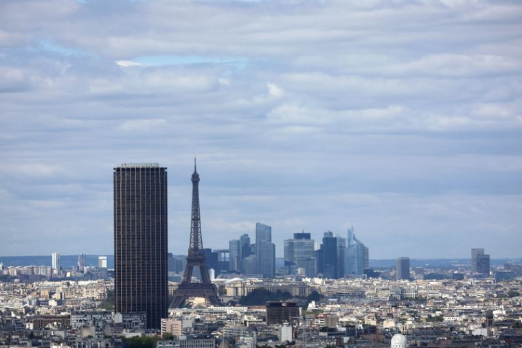 Vue de la Tour Montparnasse et de la Tour Eiffel à Paris