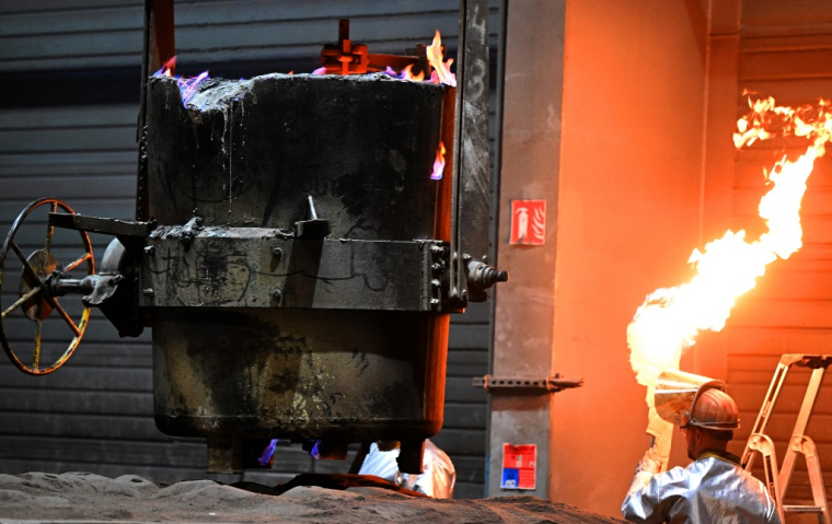 Une fonderie à Saint-Dizier. (illustration) ( AFP / FRANCOIS NASCIMBENI )