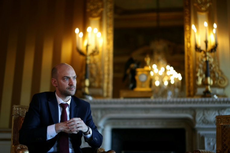 Le chef de la diplomatie française Jean-Noël Barrot lors d'un entretien avec l'AFP à Paris, le 24 mars 2026 ( AFP / Thomas SAMSON )