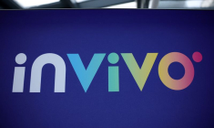 Logo d'InVivo à son siège social à Paris