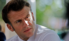 Emmanuel Macron à Charm el-Cheikh, en Égypte, le 7 novembre 2022. ( POOL / LUDOVIC MARIN )