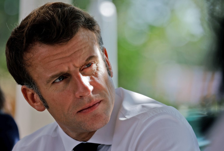 Emmanuel Macron à Charm el-Cheikh, en Égypte, le 7 novembre 2022. ( POOL / LUDOVIC MARIN )