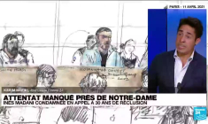 Attentat manqué près de Notre-Dame : Inès Madani condamnée en appel à 30 ans de réclusion