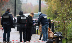Prise de vue dans une rue de Trappes, une banlieue proche de Paris