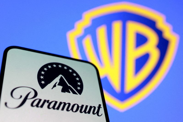 Illustration représentant les logos de Paramount et Warner Bros