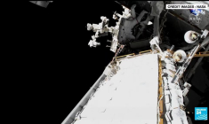 Station spatiale internationale : 2ème sortie de Thomas Pesquet dans l'espace