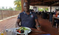 Steeve Rouyar, expert-comptable français emprisonné au Togo et dont les proches demandent la libération, photo remise par sa famille le 8 septembre 2025 ( Steeve Rouyar's family / Handout )