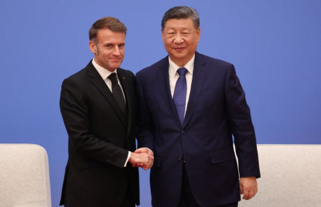 Le président français Emmanuel Macron en visite en Chine