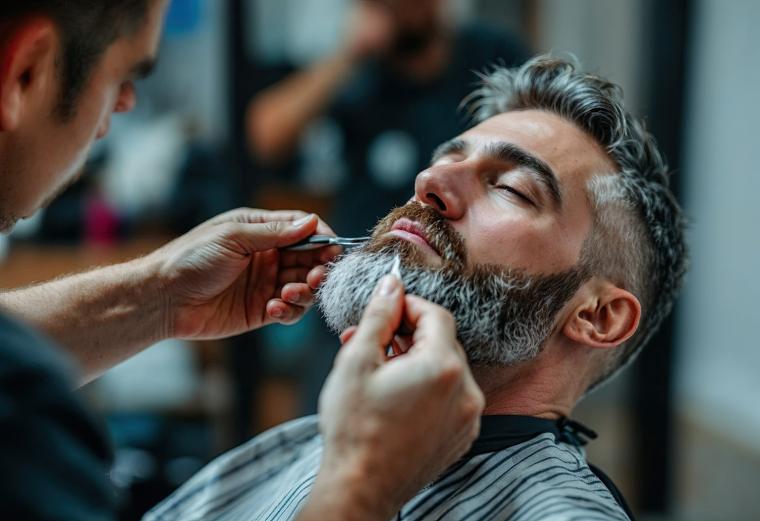 Les premières préoccupations scientifiques quant à l'hygiène des barbes remontent à plus de cinquante ans. (crédit : Adobe Stock / photo générée par IA)