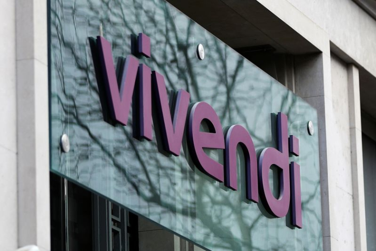 Le logo de Vivendi est visible à Paris