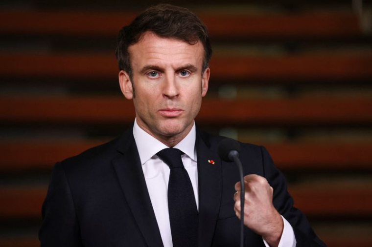 Le président français Macron rencontre le premier ministre néerlandais Rutte à La Haye