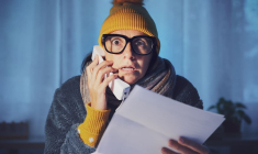 (Crédits photo : Adobe Stock - Femme choquée à la réception de sa facture d'électricité en hiver)