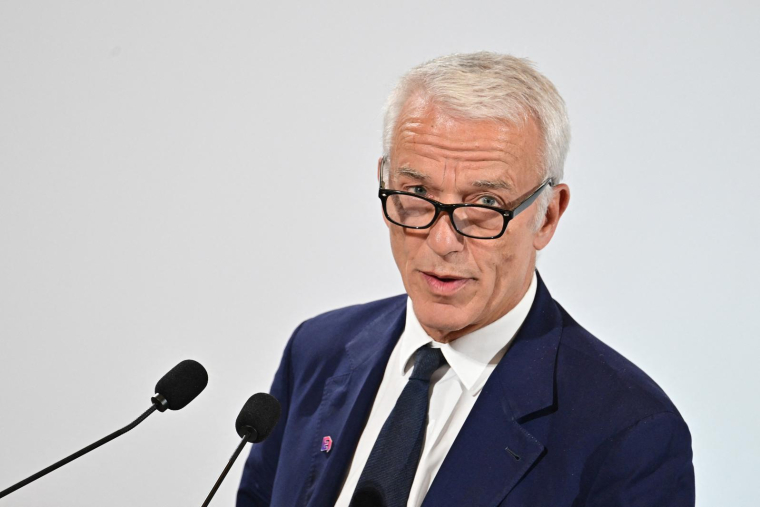Patrick Martin à Paris le 16 octobre 2023. ( POOL / MIGUEL MEDINA )