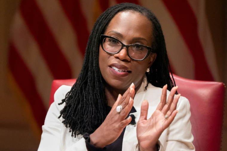 La juge de la Cour suprême des Etats-Unis, Ketanji Brown Jackson, le 13 février 2025 à Washington ( POOL / Jacquelyn Martin )