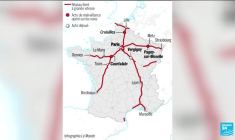 France : ce que l'on sait des actes de sabotage sur le réseau ferroviaire