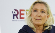 Marine Le Pen à Paris, le 27 août 2027. ( AFP / THOMAS SAMSON )