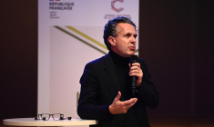 Christophe Béchu, ministre de la Transition écologique, le 21 novembre à Paris. ( AFP / CHRISTOPHE ARCHAMBAULT )