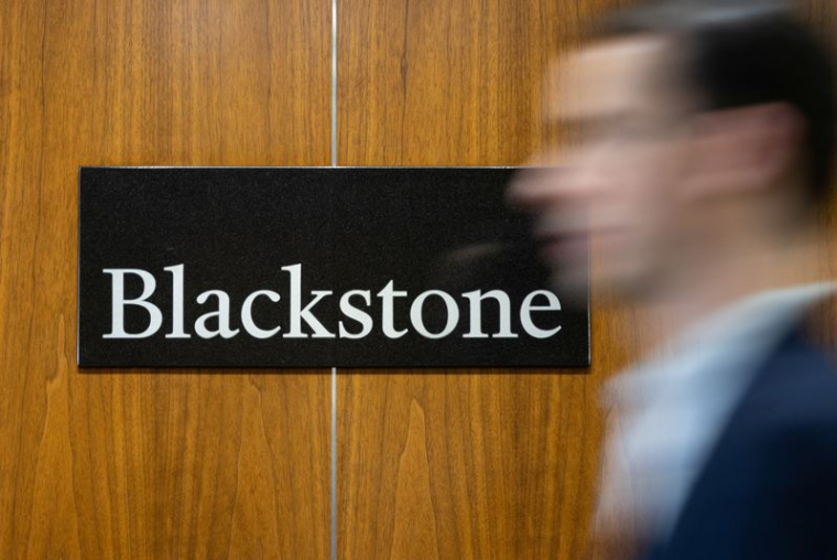Signalisation au siège du groupe Blackstone à New York