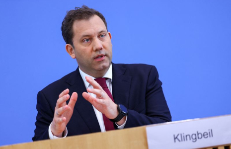 Le ministre allemand des Finances Lars Klingbeil à Berlin, en Allemagne