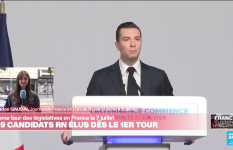 Législatives : Jordan Bardella dit "tendre la main" aux électeurs "de droite, du centre et de gauche modérée"